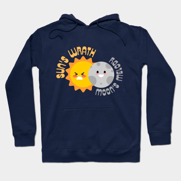 Gazing at Solar Eclipse Majesty Hoodie by TaansCreation 